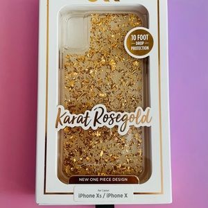 Case-Mate Karat Rosegold IPhone XS Case